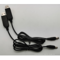 12V tensão aumentam o cabo USB